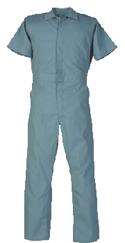 Big Bill 405 Short Sleeve Lightweight Poplin Work Coveralls