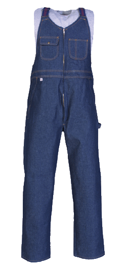 Big Bill 92 Denim Bib Overall with Zip-Front Closure