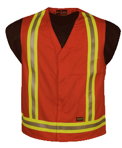 Big Bill A624US9 Indura Ultra Soft Safety Vest with Reflective Tape