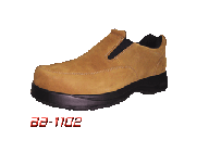 Big Bill BB1102 Slip-On Safety Shoes Tan Nubuck Leather