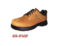 Big Bill BB2102 Lace-Up Safety Shoes Tan Nubuck Leather