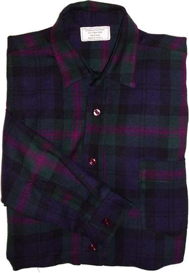 Lochlin Long Sleeve 100% Wool Shirt