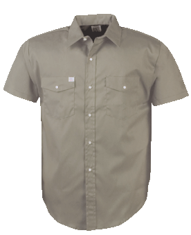 Big Bill 237 Short Sleeve Snap Front Twill Work Shirt